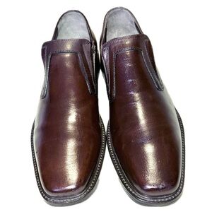 👞🕴️ JOHNSTON &‎ MURPHY Italian Leather Slip-On Loafers Quiet Luxury 8.5M
